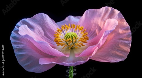 Póster gráfico de flores colorido Fondo PPT, fondo de fondo de pantalla de computadora de flores abstracta