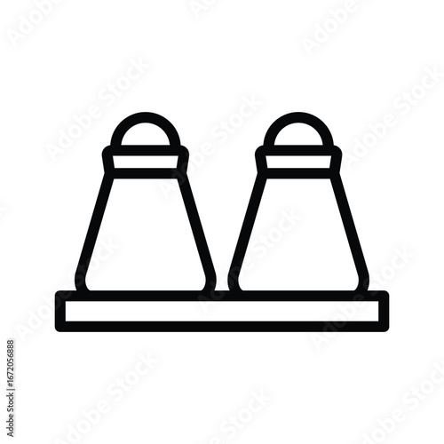 Salt Shaker line icon , vector, pixel perfect, illustrator file 
