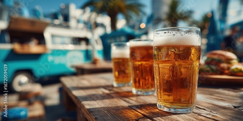 Cold drinks at the festival