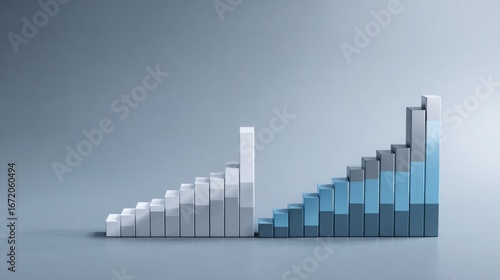 Bar chart displaying dual momentum control metrics for data analysis and performance evaluation in financial contexts