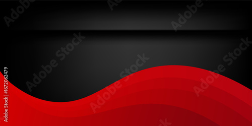 Red Wave Abstract Background . Perfect for banners, presentations, web headers, business cards, and promotional materials. vector Eps 10