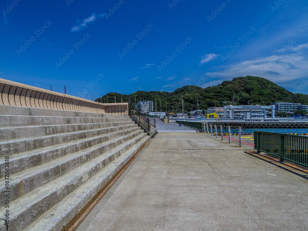 Fototapeta premium 【神奈川県】葉山町の葉山港(あぶずり港)