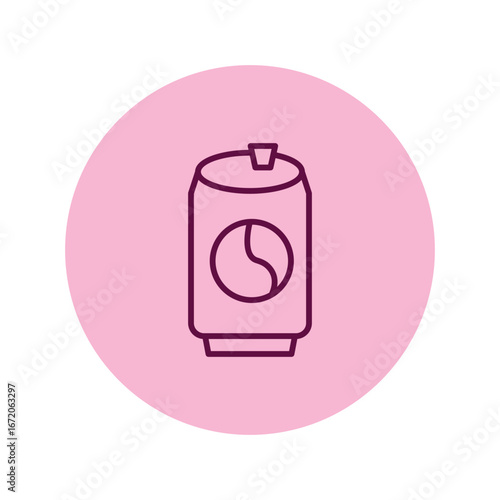 Cola Can  pentaglow , vector, pixel perfect, illustrator file 
