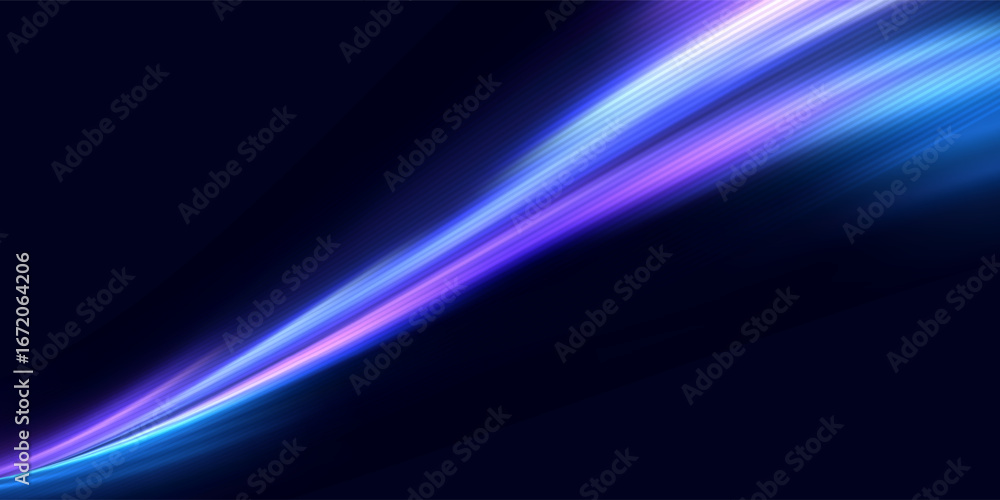 Fototapeta premium Abstract light shining lines background. The light speed movement concept of future technology. Futuristic, technology pattern for banner or poster design. EPS 10