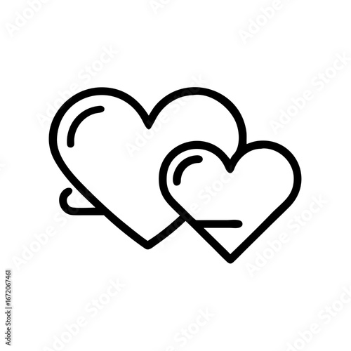Honeymoon Icon Vector Illustration for Romance Travel and Vacation Design