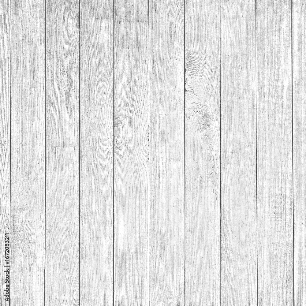 Naklejka premium White wood texture background