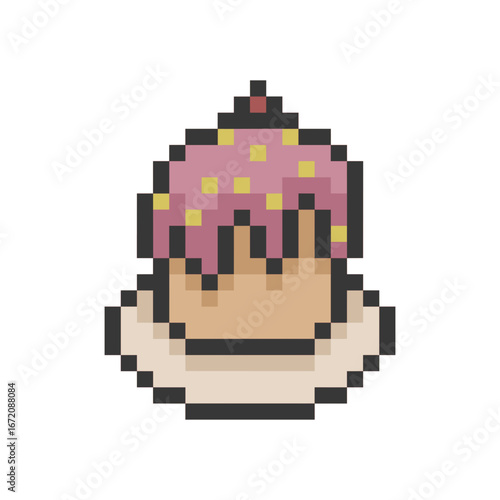cake slice pixel art for your needs