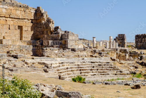 Stone building with a courtyard in the middle