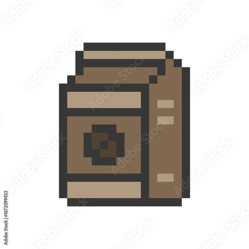coffee drink retro pixel art