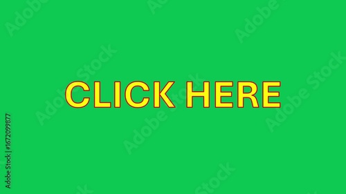 A bright green background with the words 