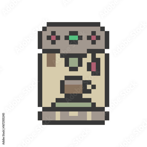 coffee machine tool pixel art