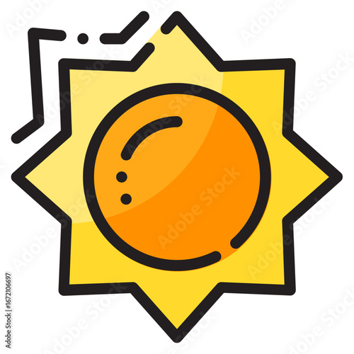 Travel Icon Set. This is lineal color icon style. 