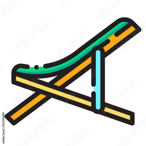 Travel Icon Set. This is lineal color icon style. 