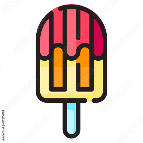 Travel Icon Set. This is lineal color icon style. 