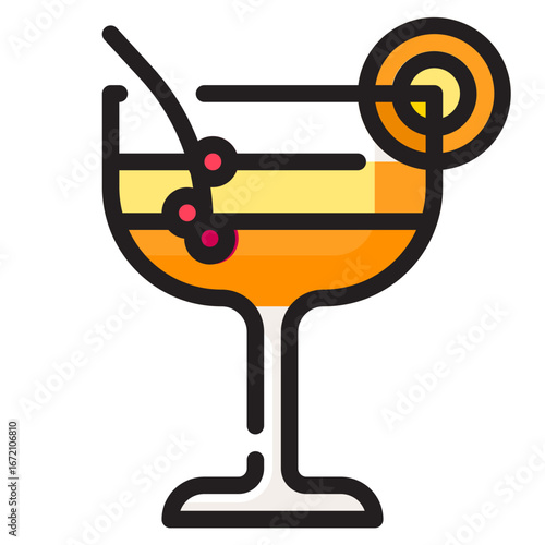 Travel Icon Set. This is lineal color icon style. 