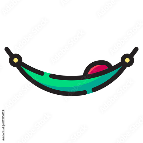 Travel Icon Set. This is lineal color icon style. 