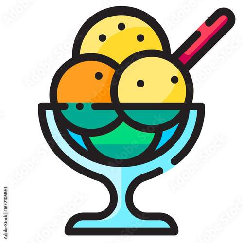 Travel Icon Set. This is lineal color icon style. 