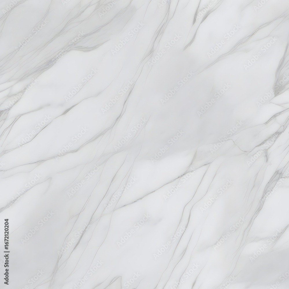 Obraz premium White marble stone texture shows light gray vein patterns flowing through surface, perfect for backgrounds.