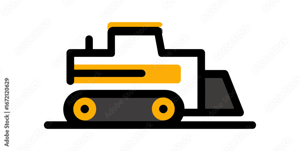 Obraz premium Construction vehicle icon