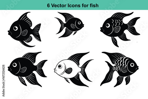Set of fishes