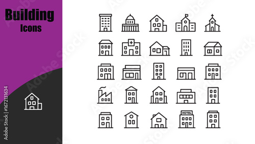 Building Icons set