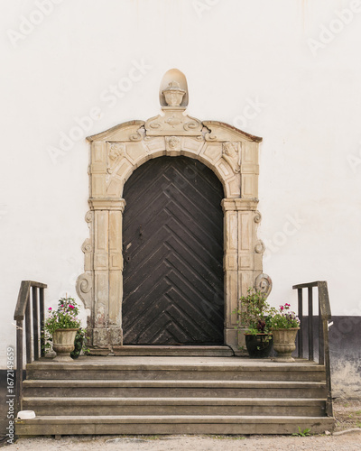 Wallpaper Mural classic-looking side door in a castle in Sweden Torontodigital.ca
