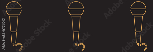 Microphone icon audio recording podcasting symbol, Microphone icon audio recording podcasting symbol eps 10