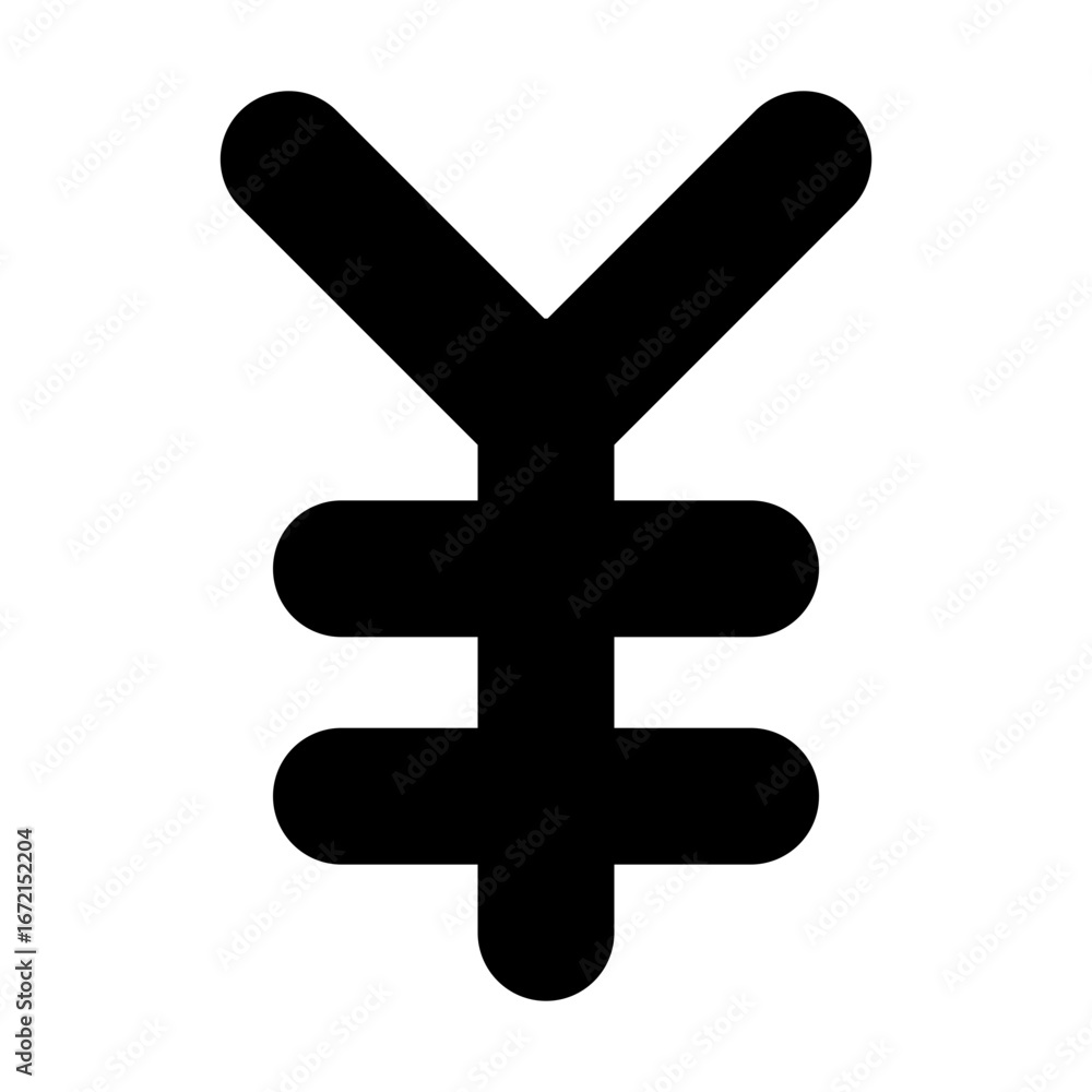 Obraz premium Yen Icon Vector