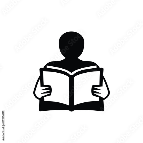 Student Reading Book Icon
