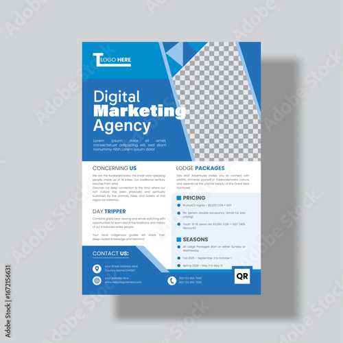 Digital Marketing Agency Flyer Design.