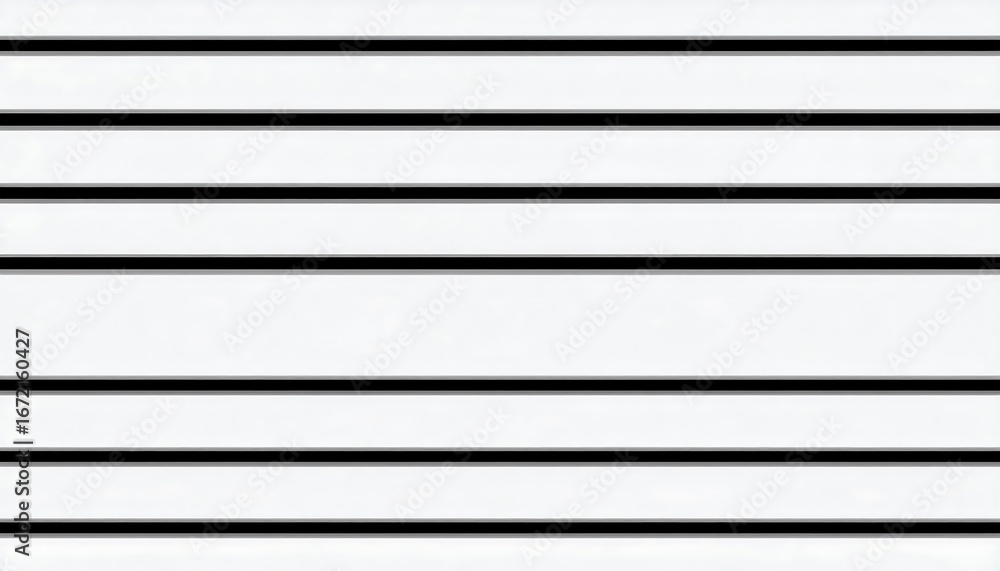 Horizontal Black Stripes Pattern.