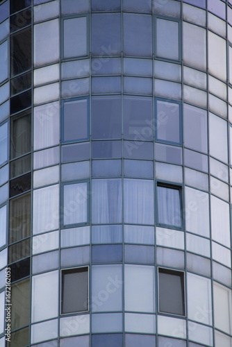 modern office building with glass windows