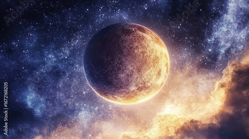 planet in space