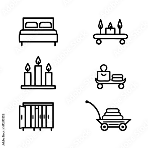 transportation icons set