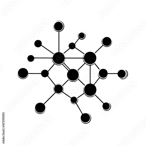 molecule 3d render