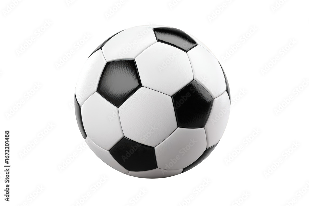 Naklejka premium Soccer ball rendered