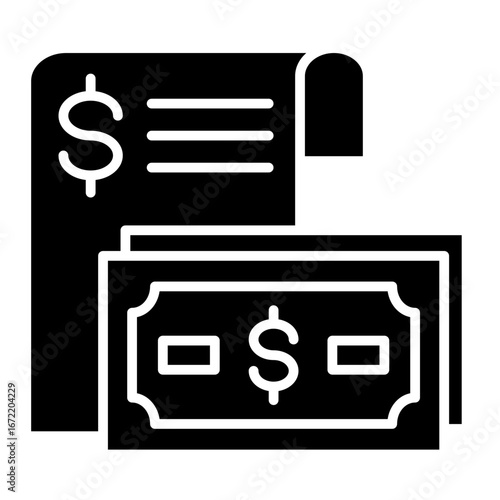 Expense  Icon Element For Design