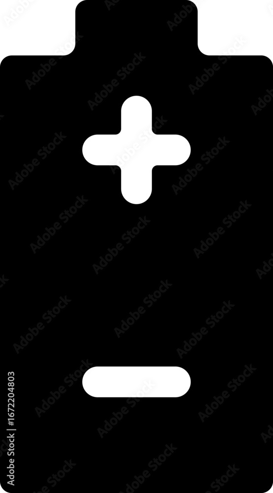 Obraz premium Battery Energy Science Icon