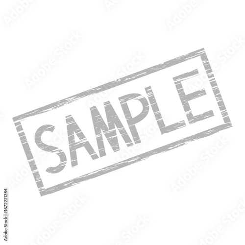 不正利用防止などに使える、かすれたサンプル文字の透かし素材(イメージ ウォーターマーク)のベクターイラスト画像