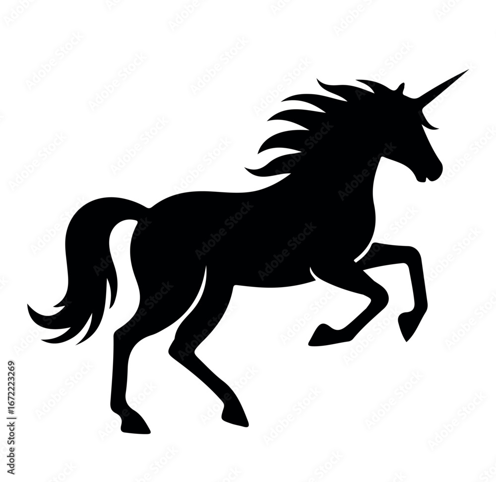 Obraz premium horse silhouette vector