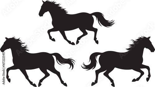 Mustang Horse Silhouette Vector Set"

"Wild Mustang Horse Silhouette Illustration"

"Running Mustang Horse Silhouette Graphic"
