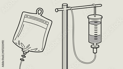 hospital infusion set