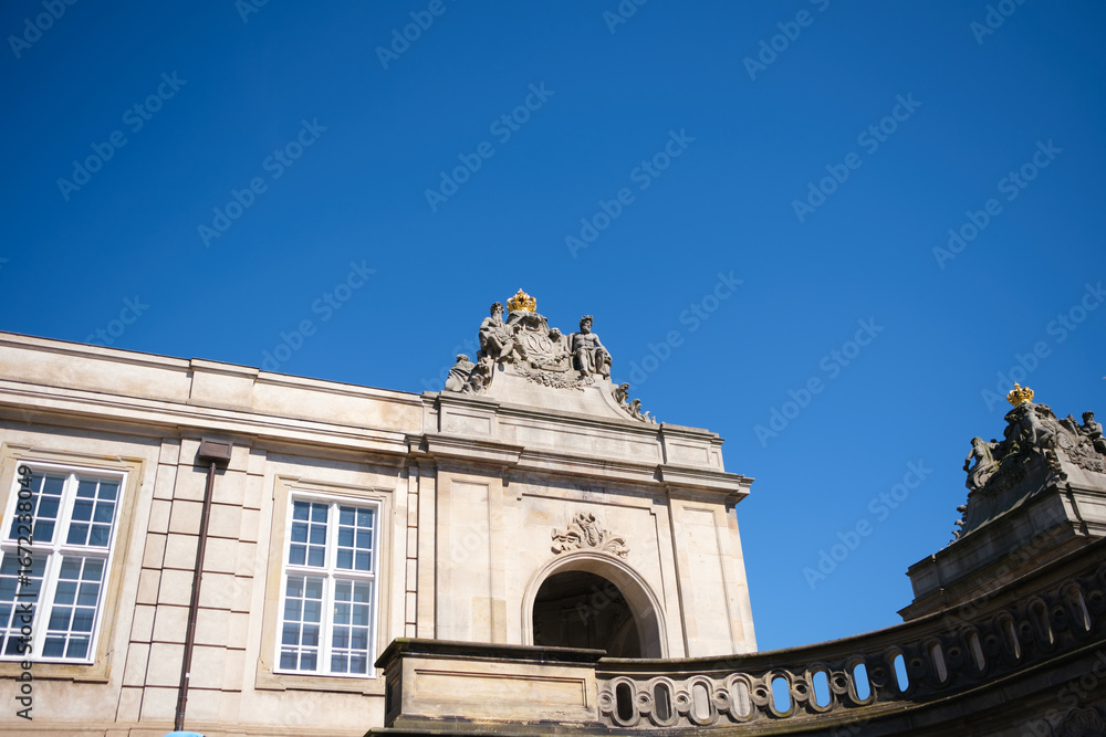 Obraz premium Historic Architecture in Copenhagen, Denmark - May 6, 2023