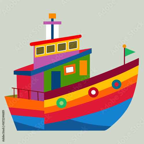 ship in the sea
