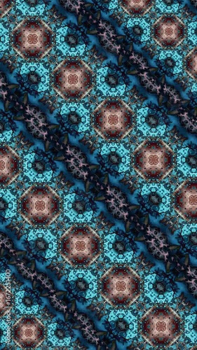 Abstract pattern. Vertical abstract animation background. Art background. Stripes with patterns.