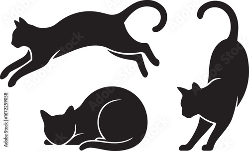 "Black Cat Silhouette Vector Collection"

"Sitting Cat Silhouette Clipart Bundle"

"Pet Cat Silhouette Vector Design Set