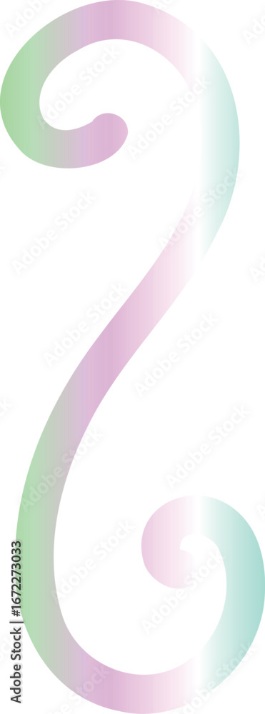 Fototapeta premium Pastel Gradient Swirl