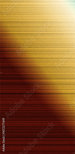 Abstract horizontal gradient of warm colors transitioning from deep red to bright yellow with subtle textured lines creating a dynamic visual effect