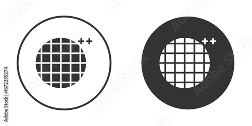Stroopwafel cookies icon pictogram. Vector outline illustration isolated on white background.