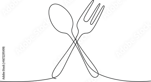 Spoon fork cutlery kitchen dining restaurant utensil silverware food eat meal